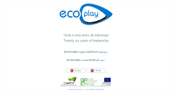 Desktop Screenshot of ecoplay.pt