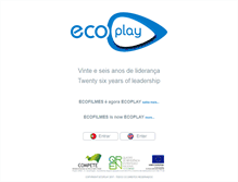 Tablet Screenshot of ecoplay.pt